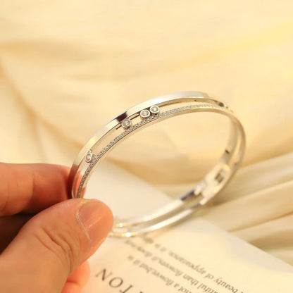 [Amore Jewels]Move Romane Diamond Bangle Bracelet