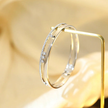 [Amore Jewels]Move Romane Diamond Bangle Bracelet