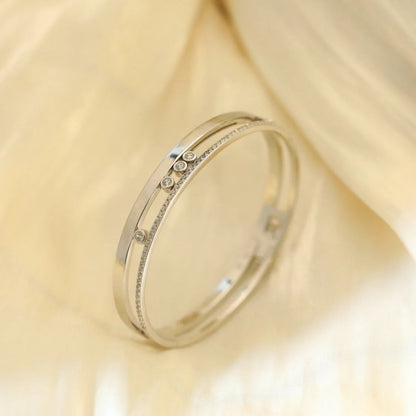 [Amore Jewels]Move Romane Diamond Bangle Bracelet