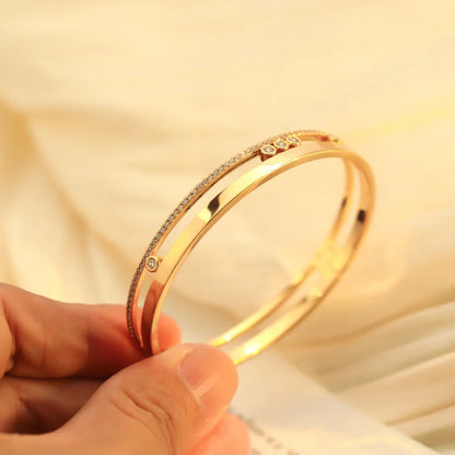 [Amore Jewels]Move Romane Diamond Bangle Bracelet