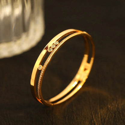 [Amore Jewels]Move Romane Diamond Bangle Bracelet