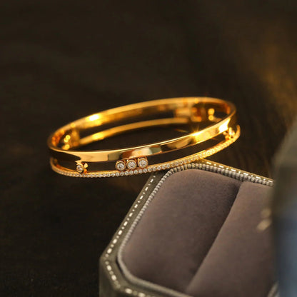 [Amore Jewels]Move Romane Diamond Bangle Bracelet