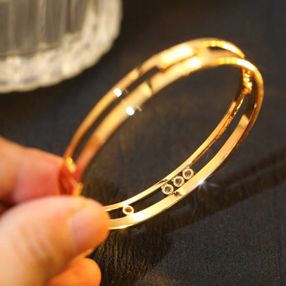 [Amore Jewels]Move Romane Diamond Bangle Bracelet