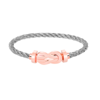 [Amore Jewels]CHANCE LARGE 8 FIGURE BUCKLE NO DIAMOND BRACELET ROSE GOLD