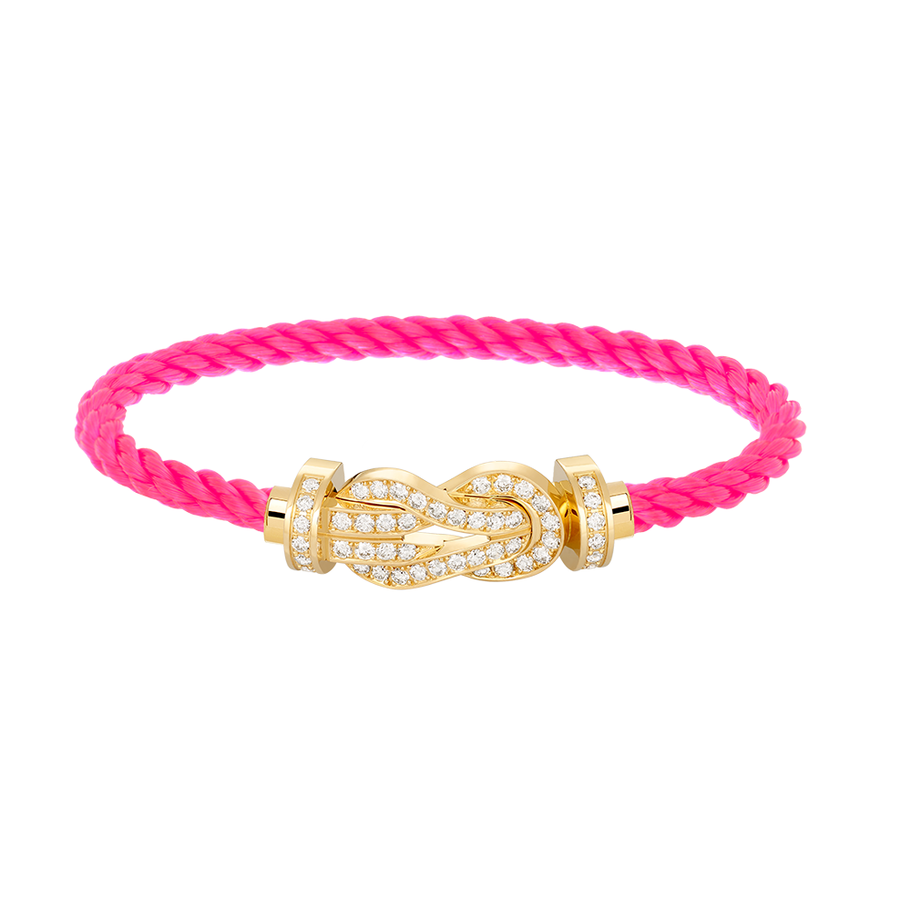 [Amore Jewels]CHANCE LARGE 8 FIGURE BUCKLE FULLDIAMOND BRACELET GOLD