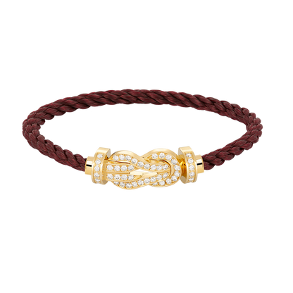 [Amore Jewels]CHANCE LARGE 8 FIGURE BUCKLE FULLDIAMOND BRACELET GOLD