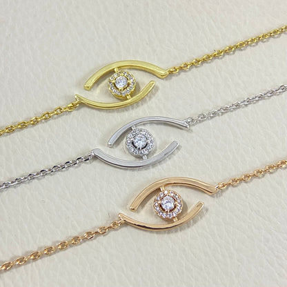 [Amore Jewels]Lucky Eye Pave-Set Diamond Bracelet