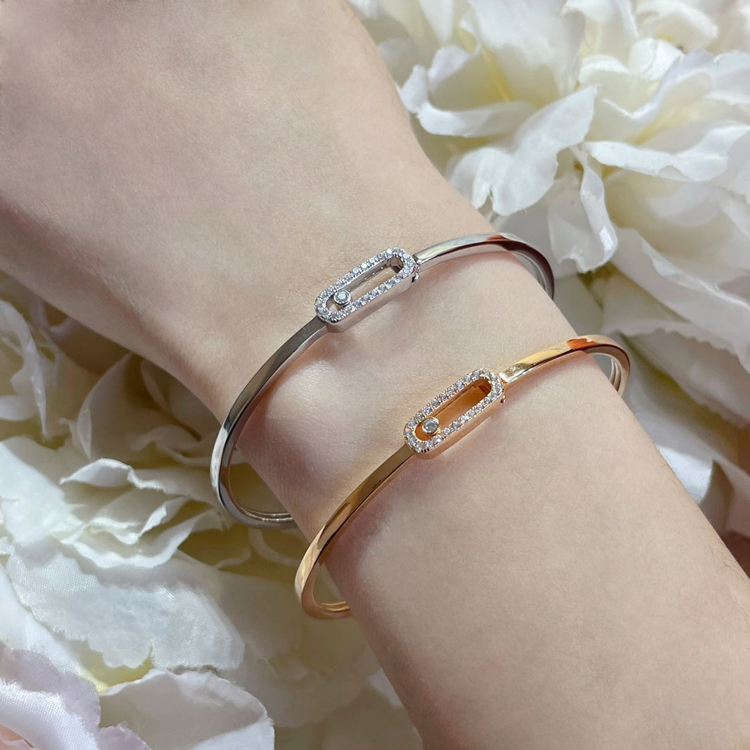 [Amore Jewels]Move Uno pavé flex bangle medium