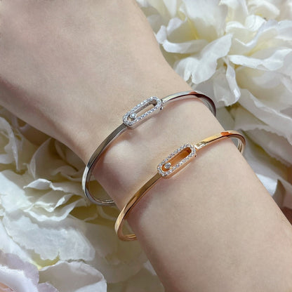 [Amore Jewels]Move Uno pavé flex bangle medium