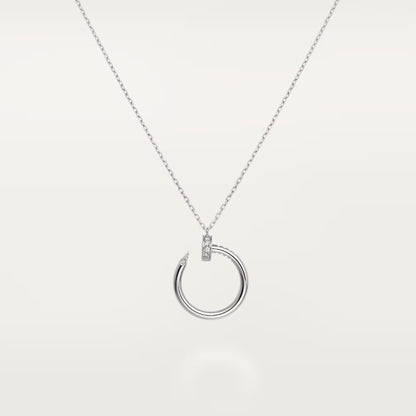 [Amore Jewels]JUSTE NECKLACE HALF DIAMOND