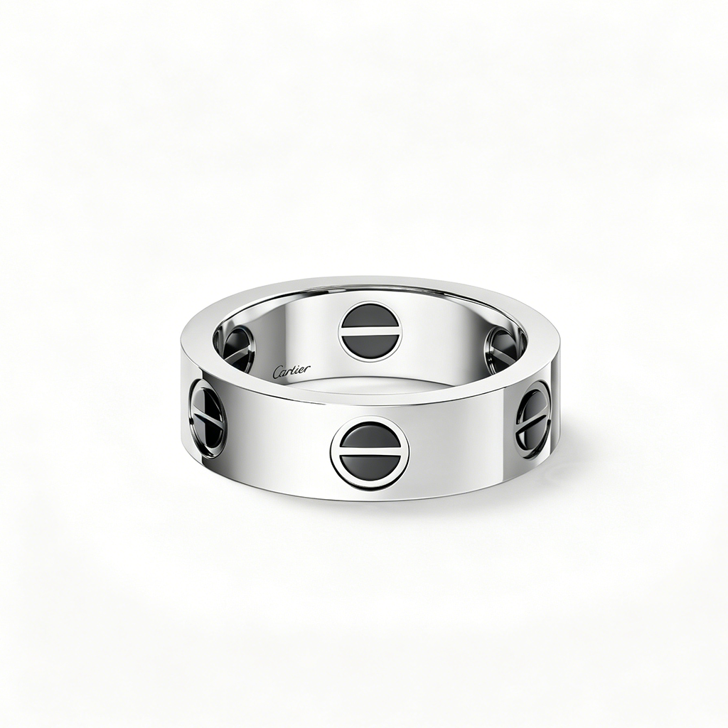 [Amore Jewels]LOVE RING 5.5MM NO DIAMONDS  CERAMIC