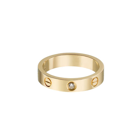 [Amore Jewels]LOVE 4MM 1 DIAMOND RING