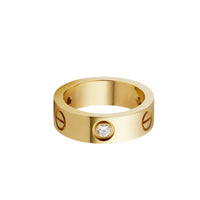[Amore Jewels]LOVE 5.5MM 3 DIAMOND RING