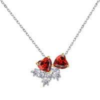 [Amore Jewels]Dainty Red Heart Necklace