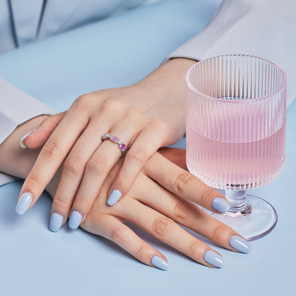 [Amore Jewels]Unique Colorful Emerald Cut Party Ring