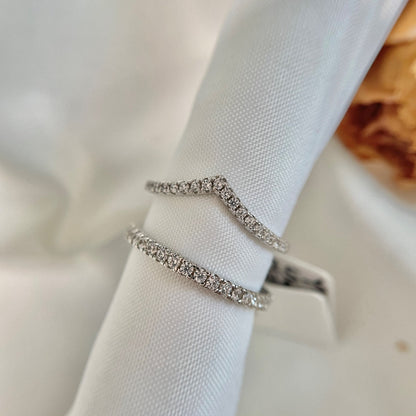 [Amore Jewels]Elaborate Tennis Band Ring