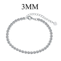 [Amore Jewels]Ornate  Sparkling Round Cut Daily Bracelet