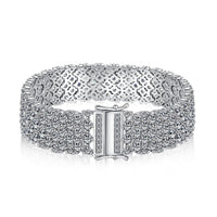 [Amore Jewels]Ornate Elegant Round Cut Party Bracelet