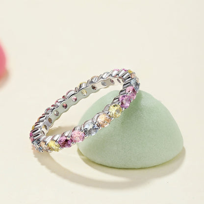 [Amore Jewels]Dazzling Resplendent Round Cut Party Ring