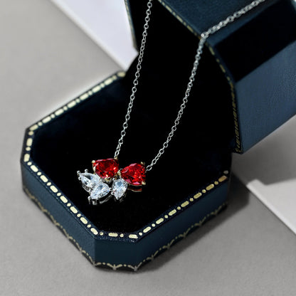 [Amore Jewels]Dainty Red Heart Necklace