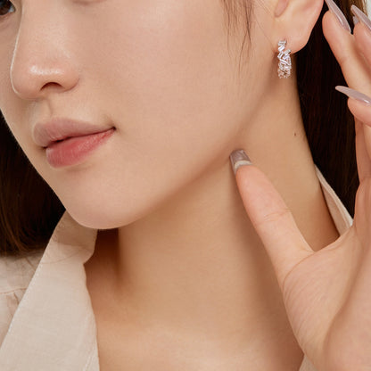 [Amore Jewels]Dazzling Colorful Emerald Cut Daily Earrings