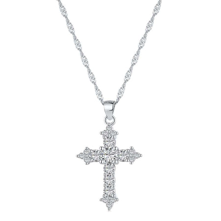 [Amore Jewels]Delicate Cross Shape Necklace