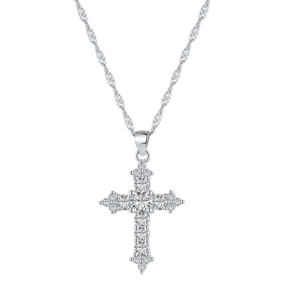 [Amore Jewels]Delicate Cross Shape Necklace