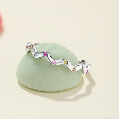 [Amore Jewels]Ornate Vibrant Round Cut Daily Ring