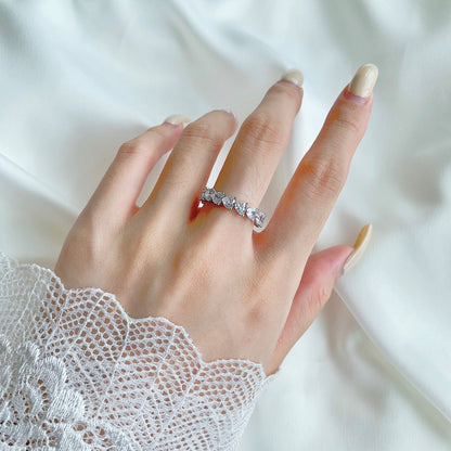 [Amore Jewels]0.25 Carat Radiant Romance Heart Cut Lover Ring