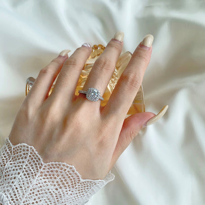 [Amore Jewels]Dazzling Resplendent Round Cut Wedding Ring