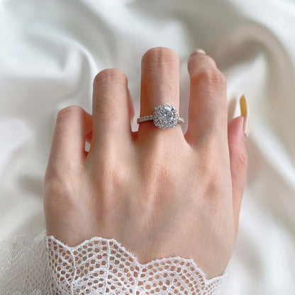 [Amore Jewels]Dazzling Resplendent Round Cut Wedding Ring