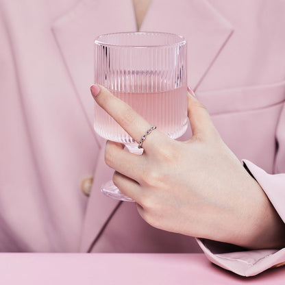 [Amore Jewels]Elegant Energetic Round Cut Daily Ring
