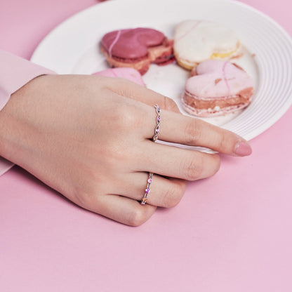 [Amore Jewels]Elegant Energetic Round Cut Daily Ring