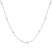 [Amore Jewels]Small Bead Clavicle Chain Simple Necklace