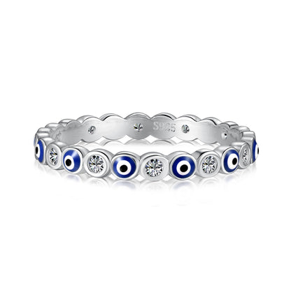 [Amore Jewels]Sparkling Vibrant Round Shape Daily Ring