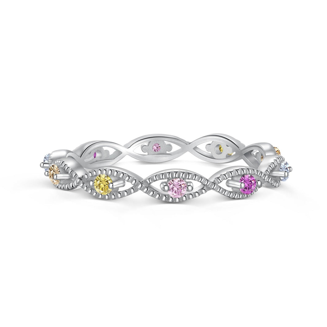 [Amore Jewels]Elegant Energetic Round Cut Daily Ring