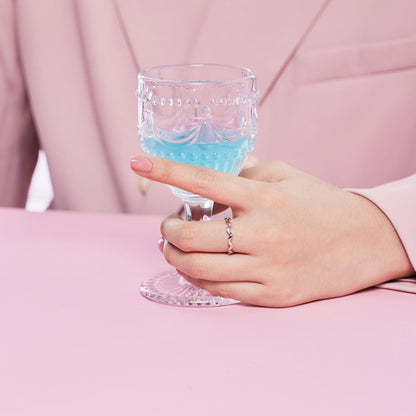 [Amore Jewels]Ornate Vibrant Round Cut Daily Ring