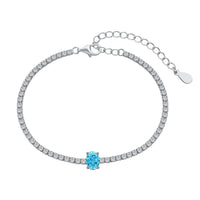 [Amore Jewels]0.75 Carat Exquisite Oval Cut Daily Bracelet