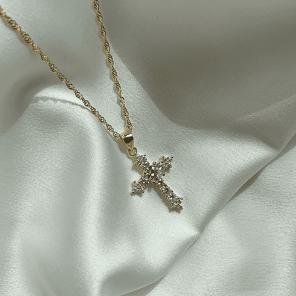 [Amore Jewels]Delicate Cross Shape Necklace