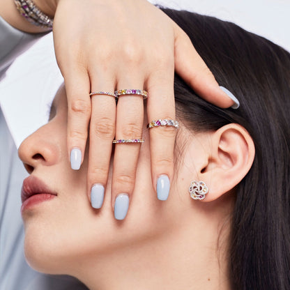 [Amore Jewels]Dazzling Resplendent Round Cut Party Ring