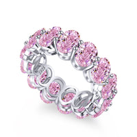 [Amore Jewels]Dainty Elongated Cushion Cut Tennis Ring
