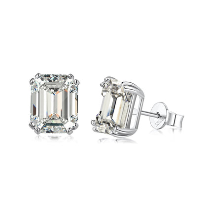 [Amore Jewels]Dazzling Square Shape Earrings