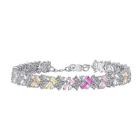 [Amore Jewels]Dazzling Unique Multi Shape Daily Bracelet