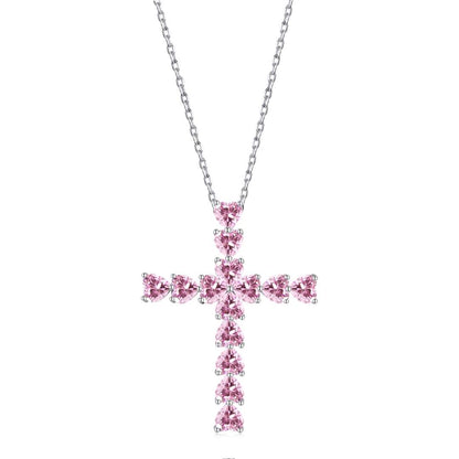 [Amore Jewels]Radiant Cross Shape Necklace