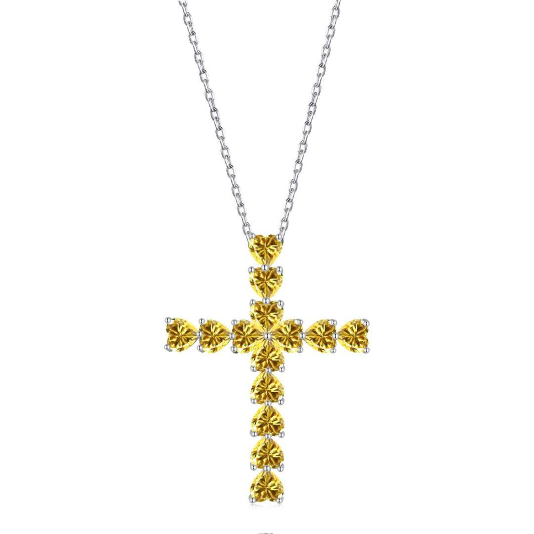 [LEGEND]Radiant Cross Shape Necklace