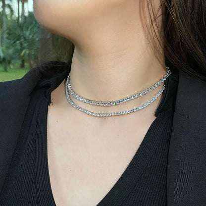 [Amore Jewels]Elegant Tennis Chain Necklace