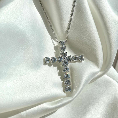 [Amore Jewels]Radiant Cross Shape Necklace