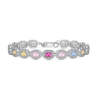 [Amore Jewels]Exquisite Ornate Emerald Cut Daily Bracelet