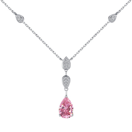 [Amore Jewels]Dazzling Pear Cut Necklace