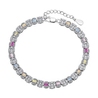 [Amore Jewels]Dazzling Radiant Multi Cut Daily Bracelet